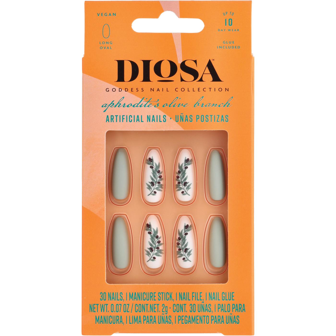 Diosa Aphrodite's Olive Branch Artificial Nails; image 1 of 4