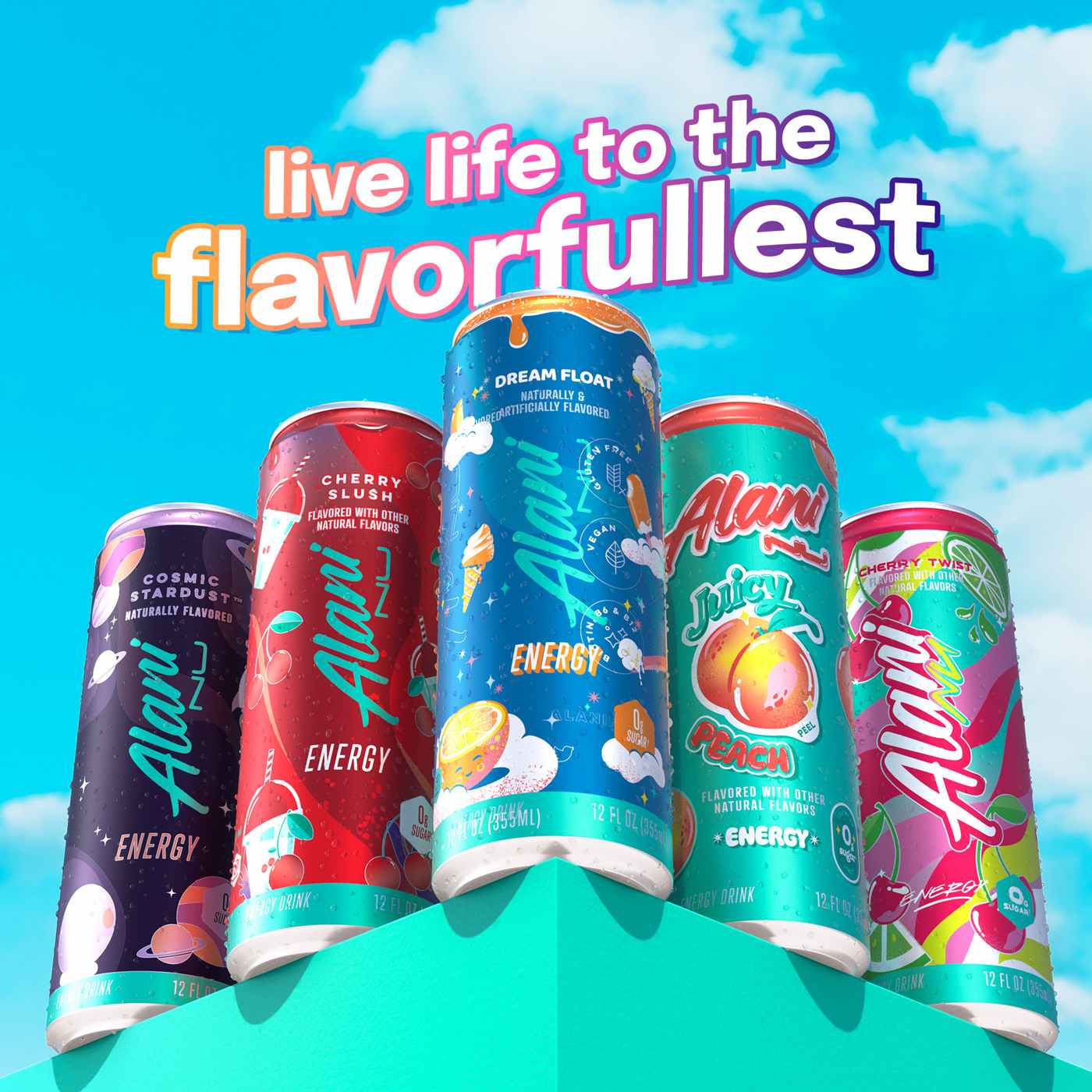 Alani Nu Zero Sugar Energy Drink - Dream Float; image 6 of 7