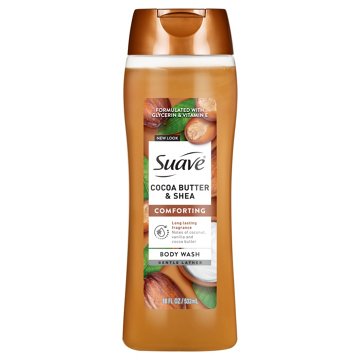 Suave Comforting Body Wash - Cocoa Butter & Shea, 18 oz