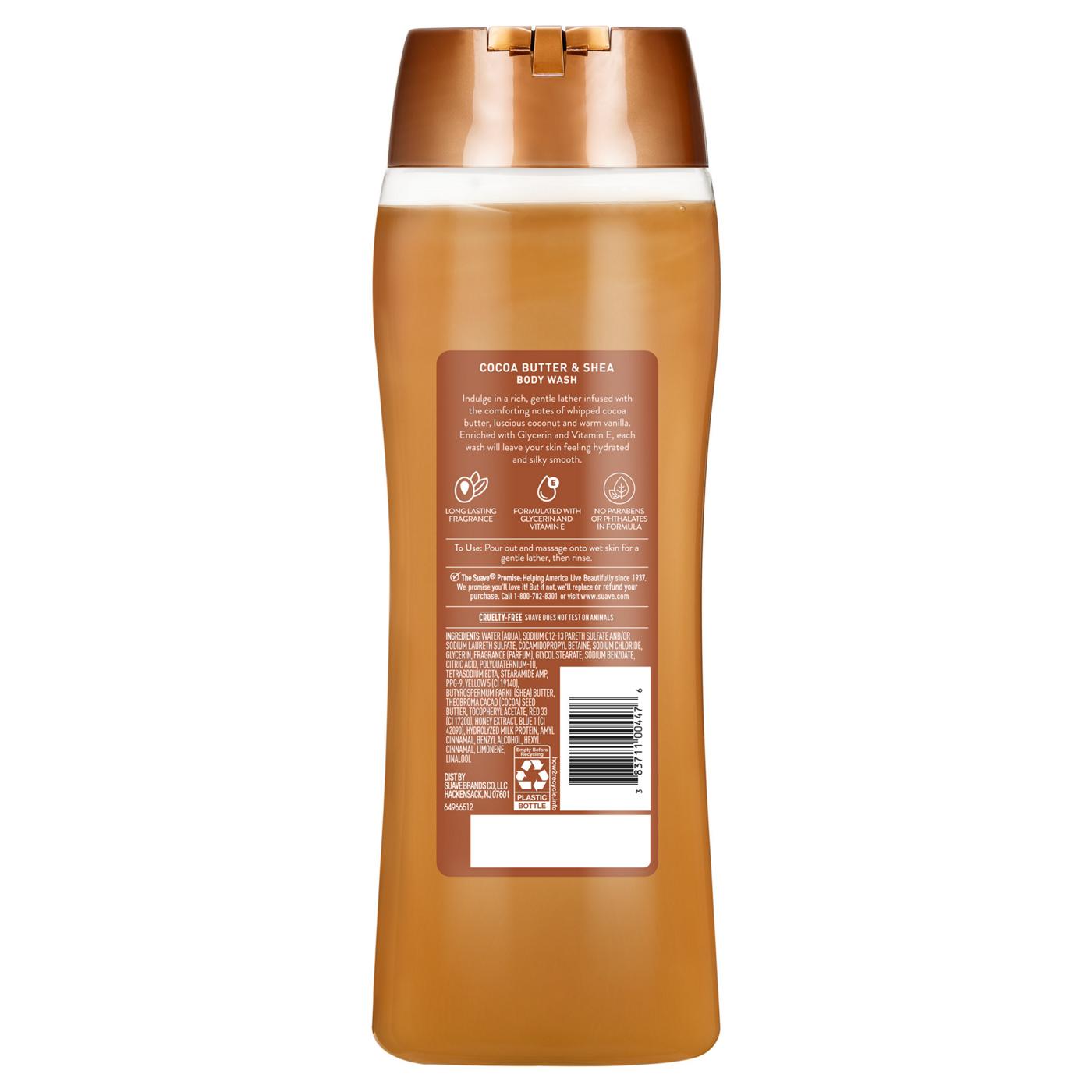 Suave Comforting Body Wash - Cocoa Butter & Shea; image 2 of 2