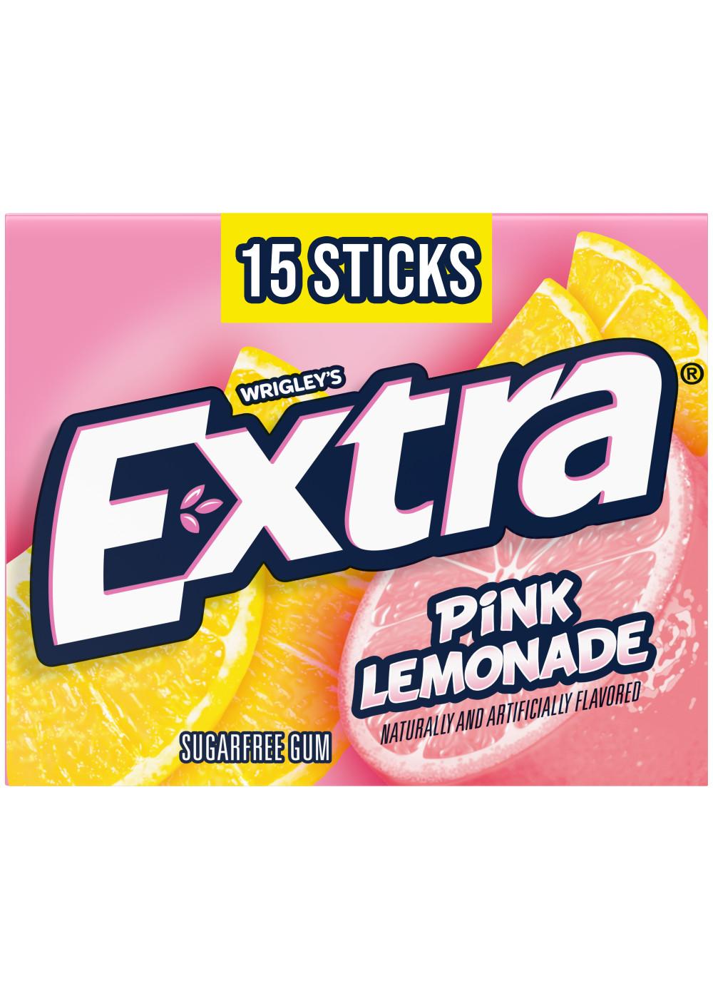 Extra Pink Lemonade Sugar Free Gum; image 1 of 6