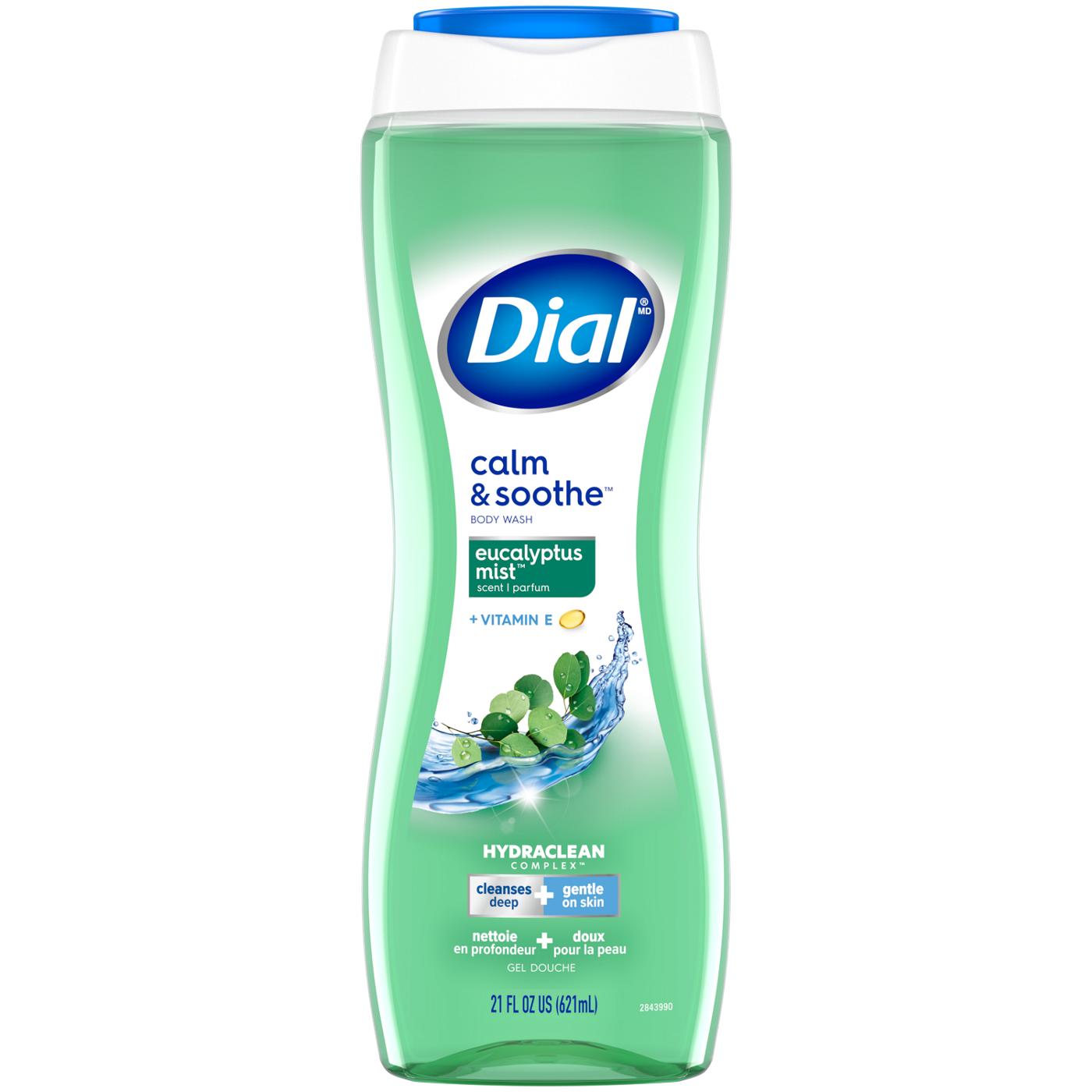 Dial Calm & Soothe Body Wash Eucalyptus Mist Shop Body wash at HEB