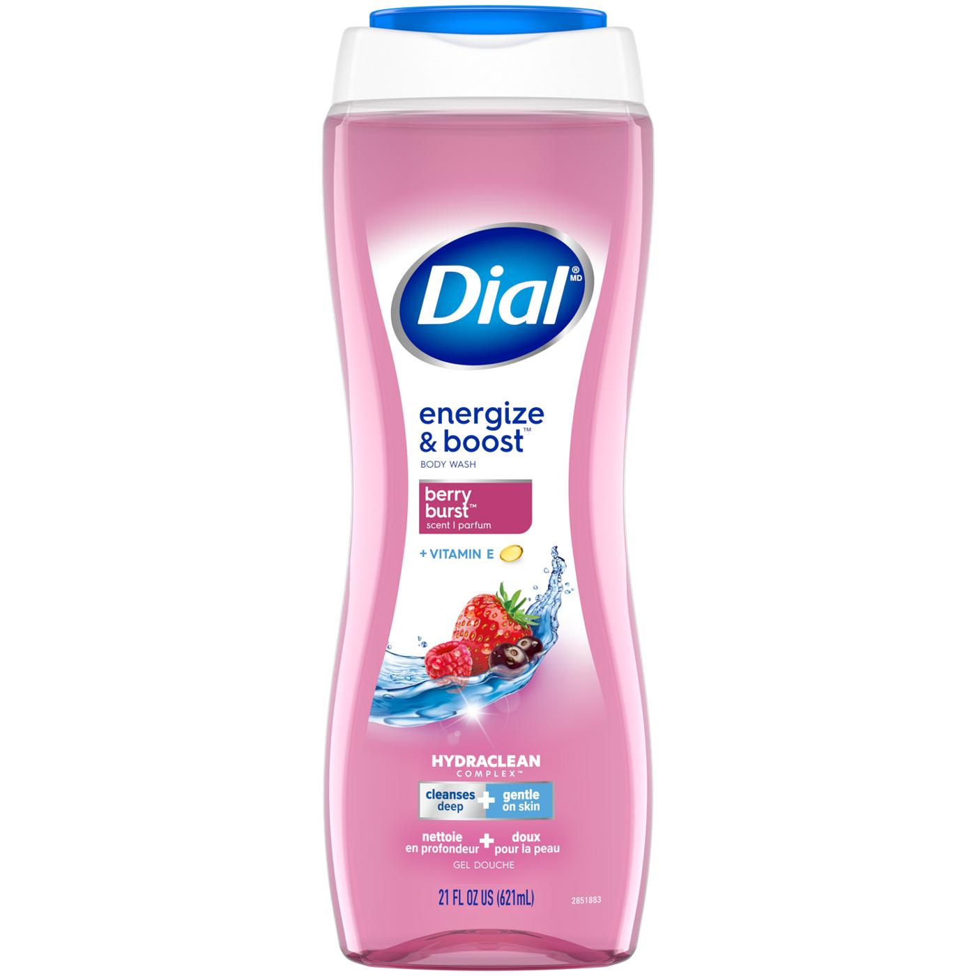 Dial Energize & Boost Body Wash - Berry Burst; image 1 of 2