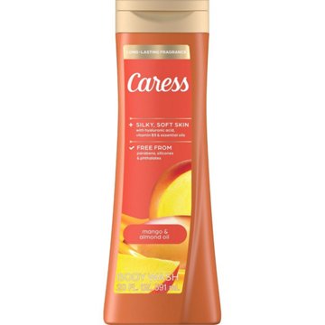 Caress Rejuvenating Body Wash - Mango & Almond Oil, 20 oz
