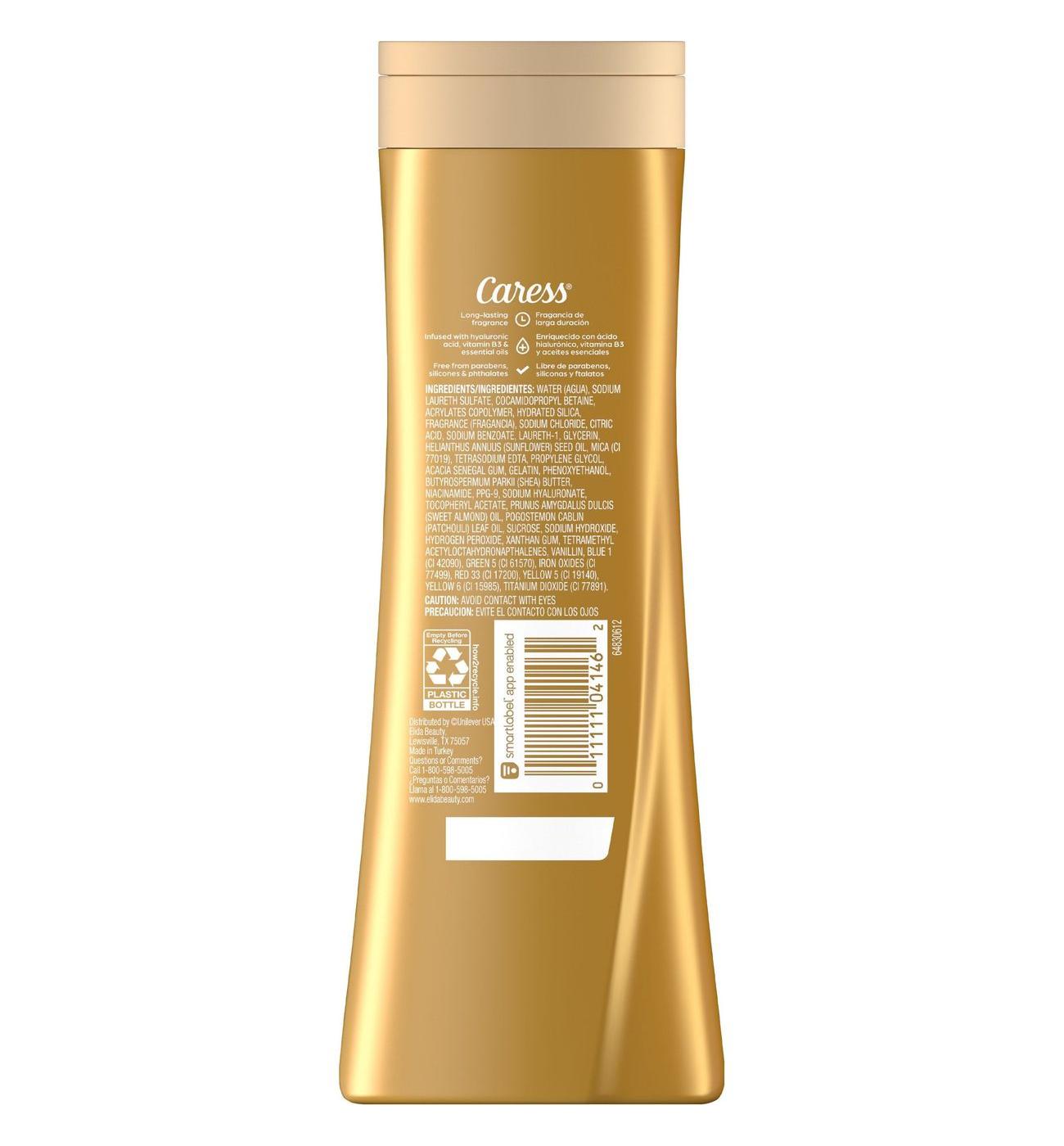 Caress Exfoliating Body Wash - Shea Butter & Brown Sugar; image 2 of 7