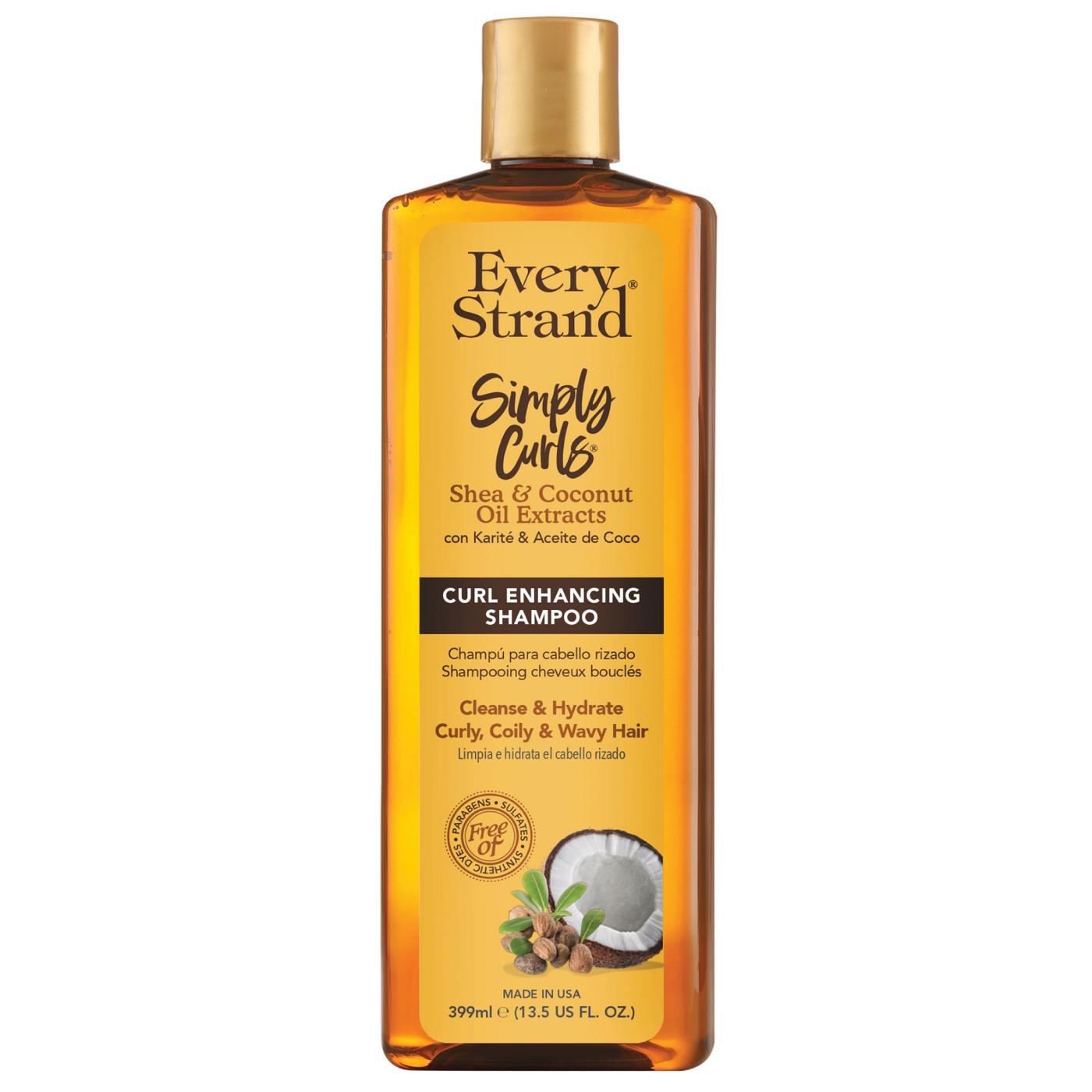 Every Strand Simply Curls Curl Enhancing Shampoo; image 1 of 6