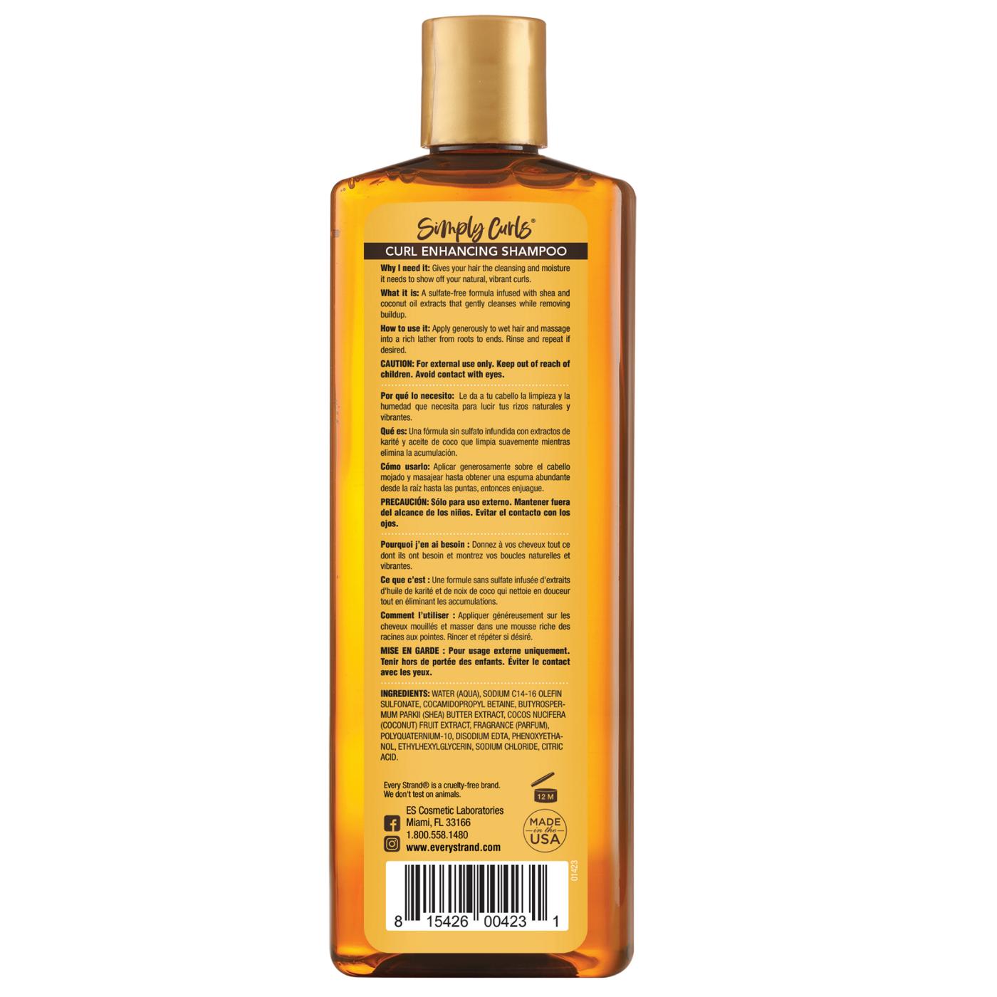 Every Strand Simply Curls Curl Enhancing Shampoo; image 7 of 7