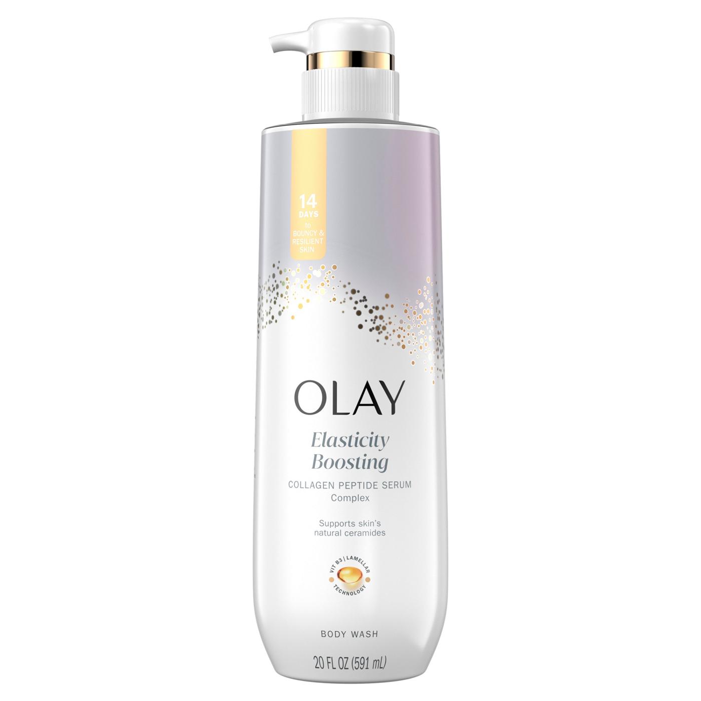 Olay Elasticity Boosting Body Wash with Collagen Peptide Serum Complex; image 1 of 9