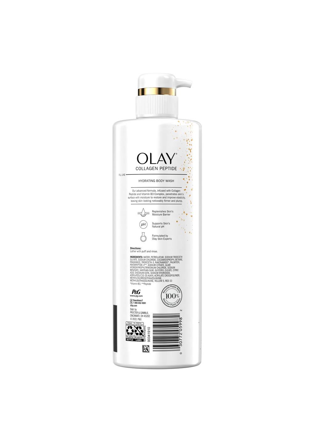 Olay Collagen Peptide Hydrating Body Wash; image 2 of 2
