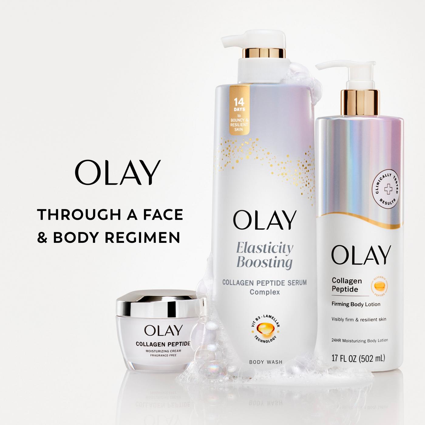 Olay Elasticity Boosting Body Wash with Collagen Peptide Serum Complex; image 5 of 9