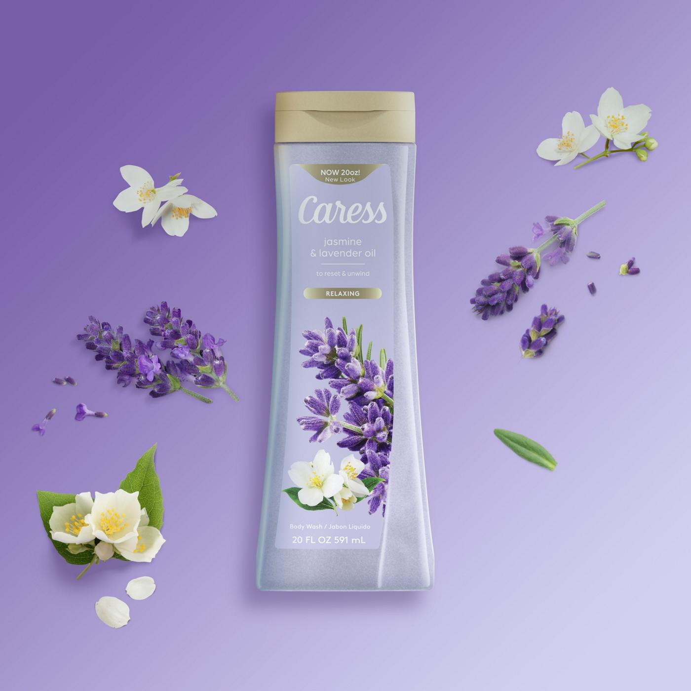 Caress Relaxing Body Wash - Jasmine and Lavender Oil; image 3 of 7