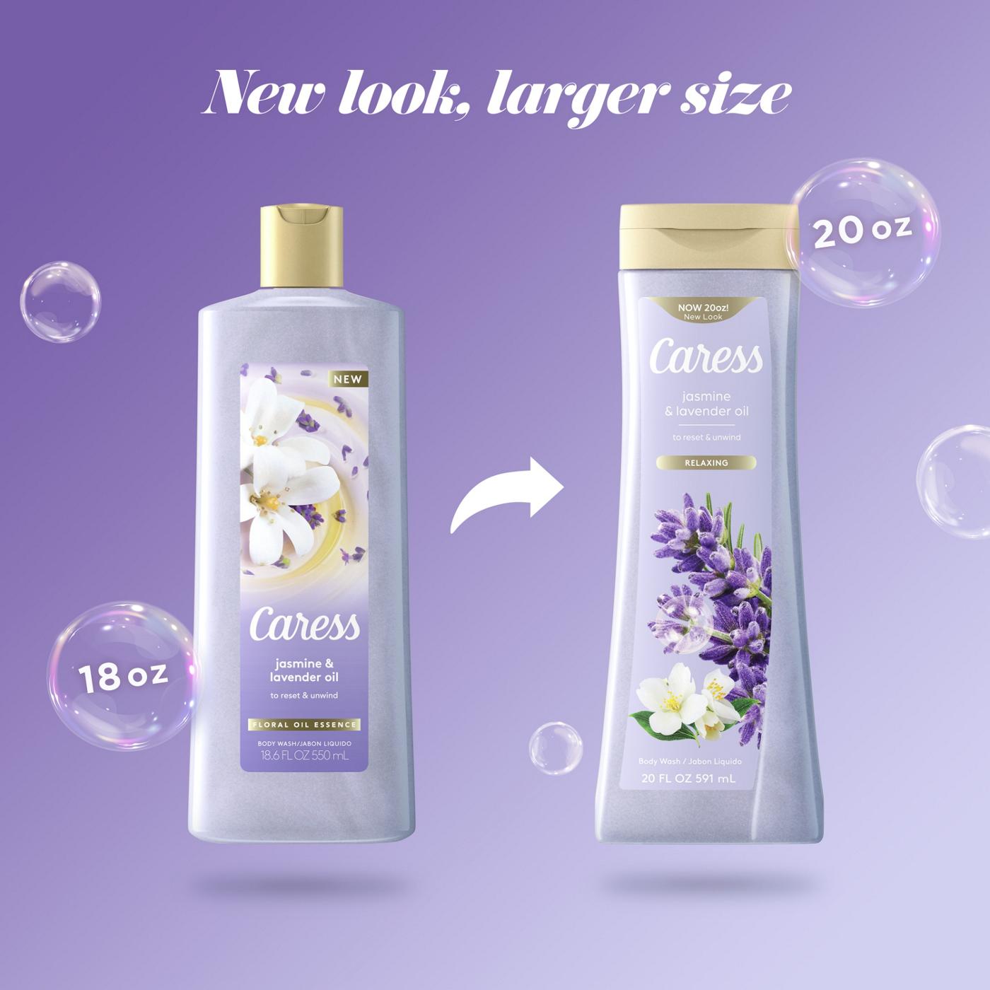 Caress Relaxing Body Wash - Jasmine and Lavender Oil; image 7 of 7