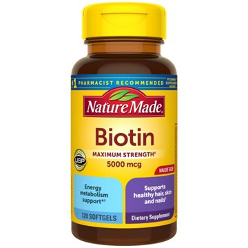 Nature Made Biotin 5000 mcg, 120 ct