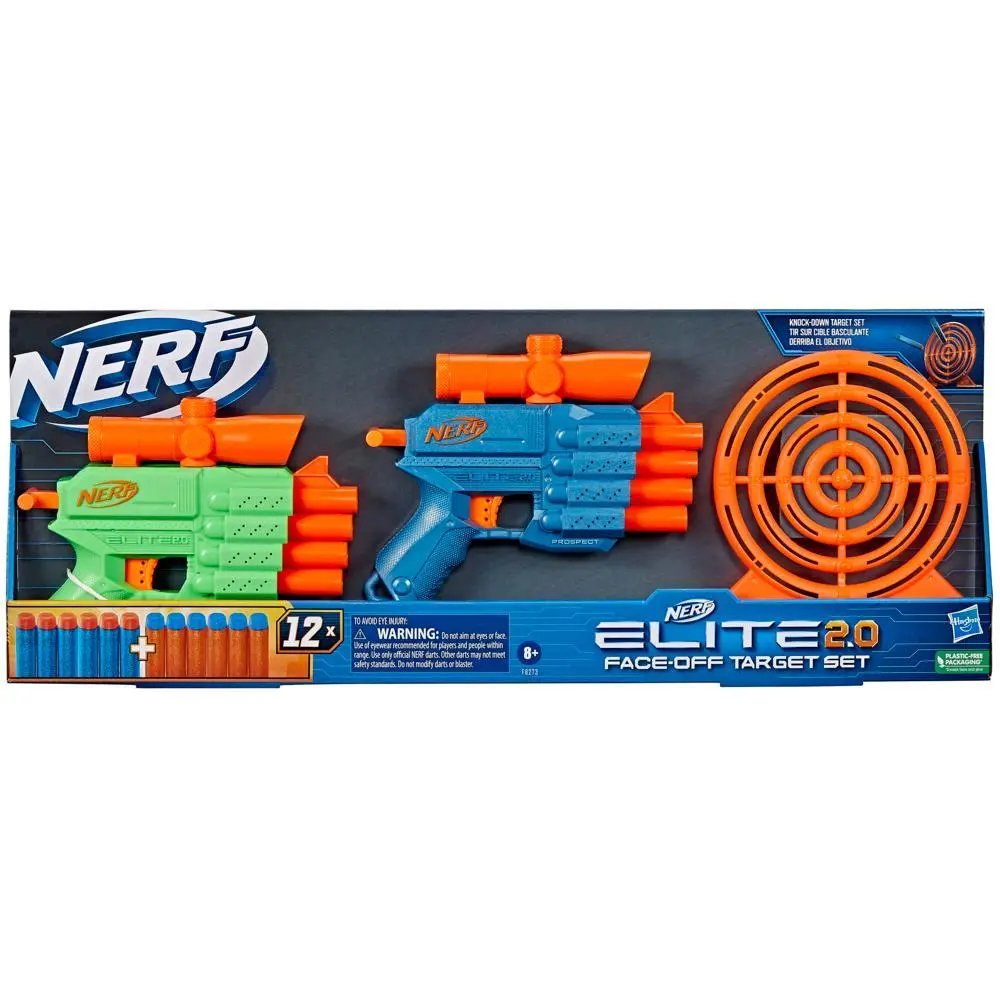 Nerf Elite 2.0 Face-Off Target Dart Blaster Set - Shop Blasters at