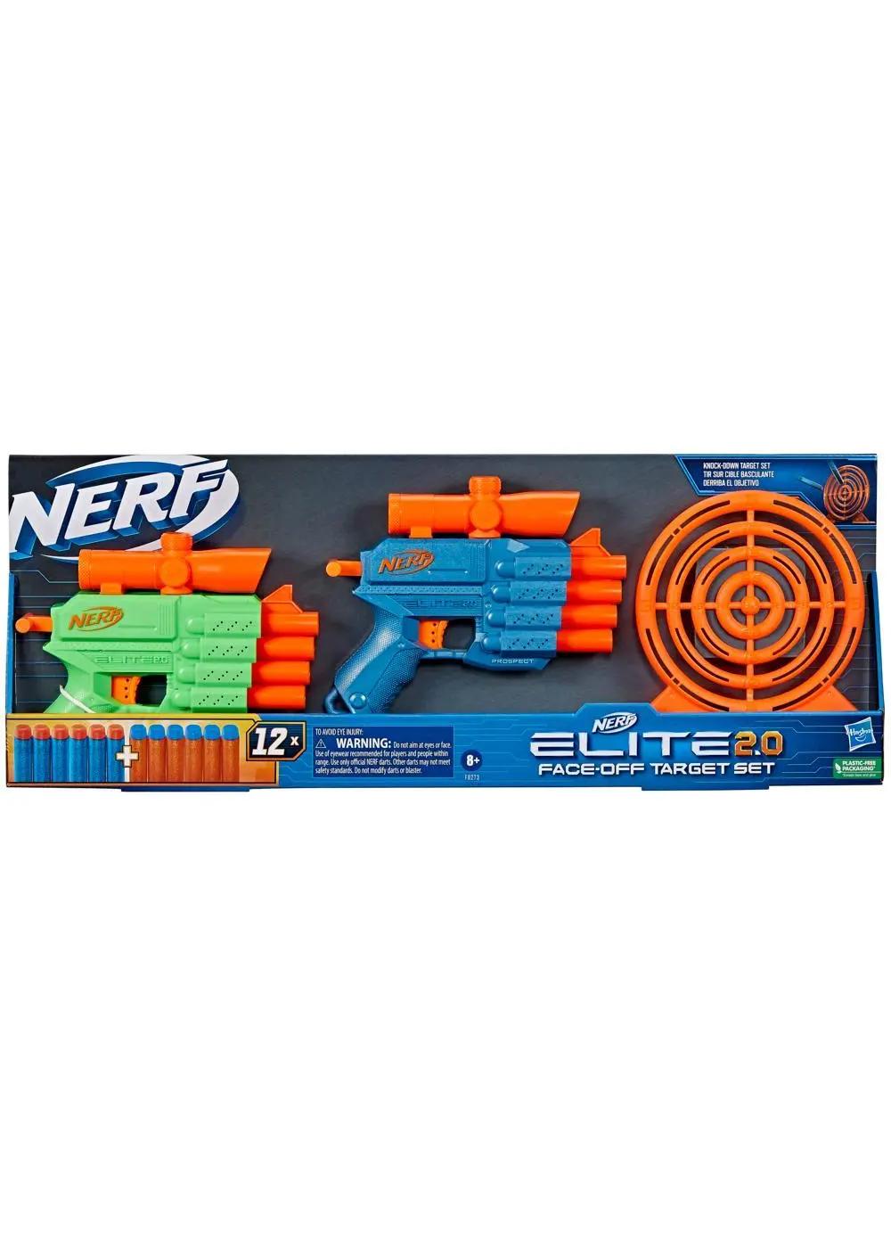 Nerf Elite 2.0 FaceOff Target Dart Blaster Set Shop Blasters at HEB