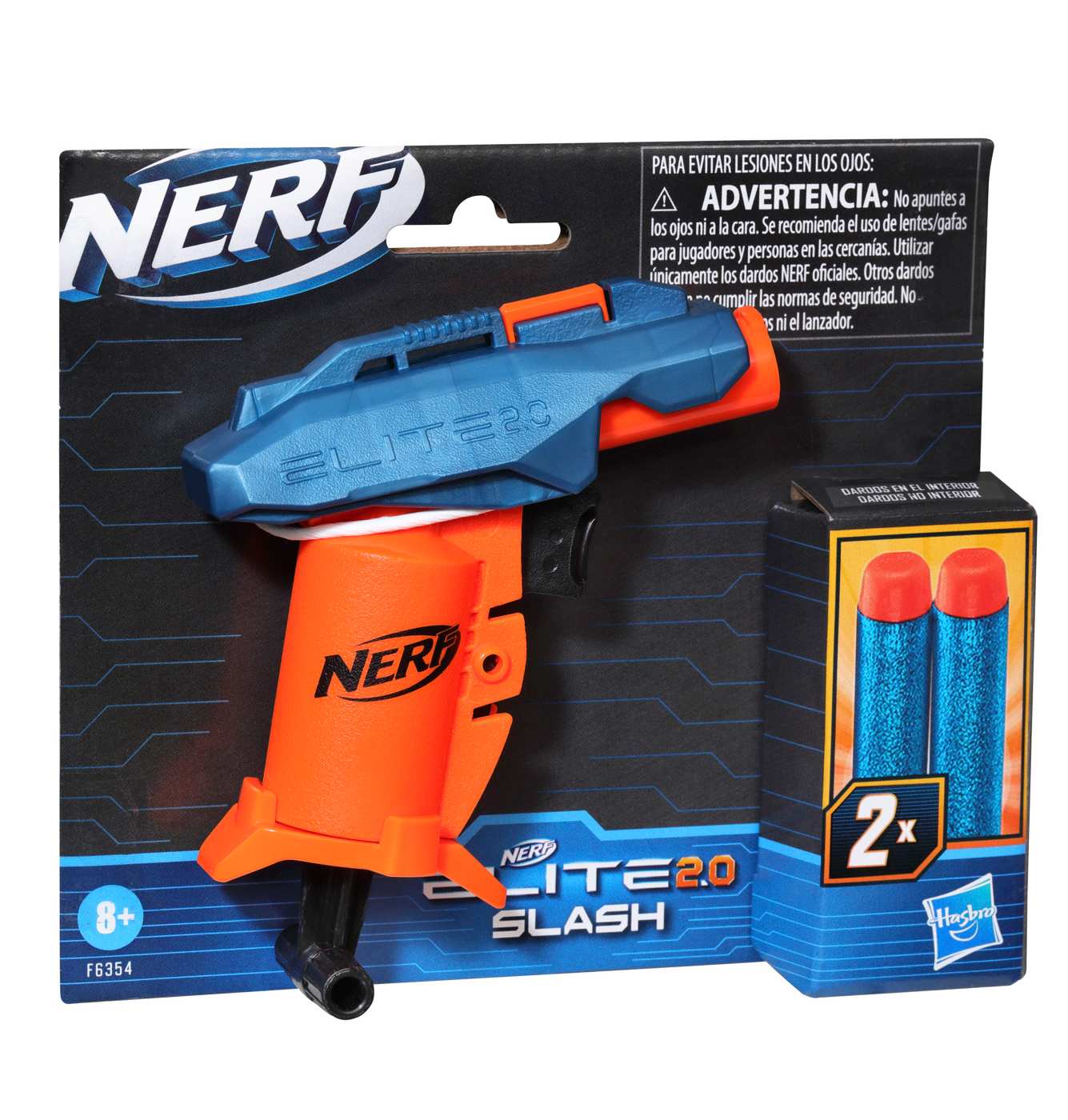 Nerf Elite 2.0 Double Punch Dart Blaster, 50 Nerf Elite Darts, 2x