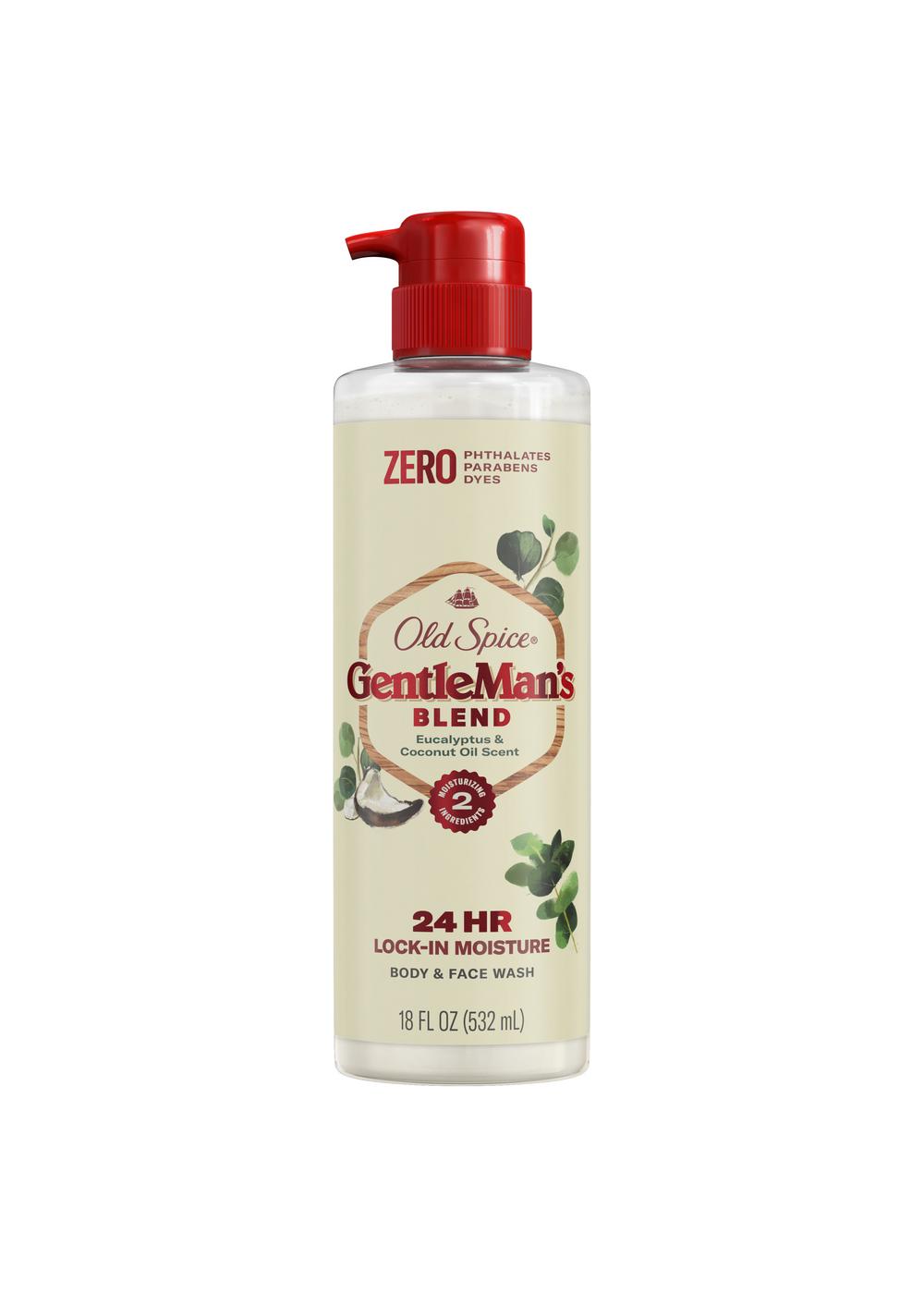 Old Spice Gentleman's Blend Body Wash Eucalyptus & Coconut Oil Shop