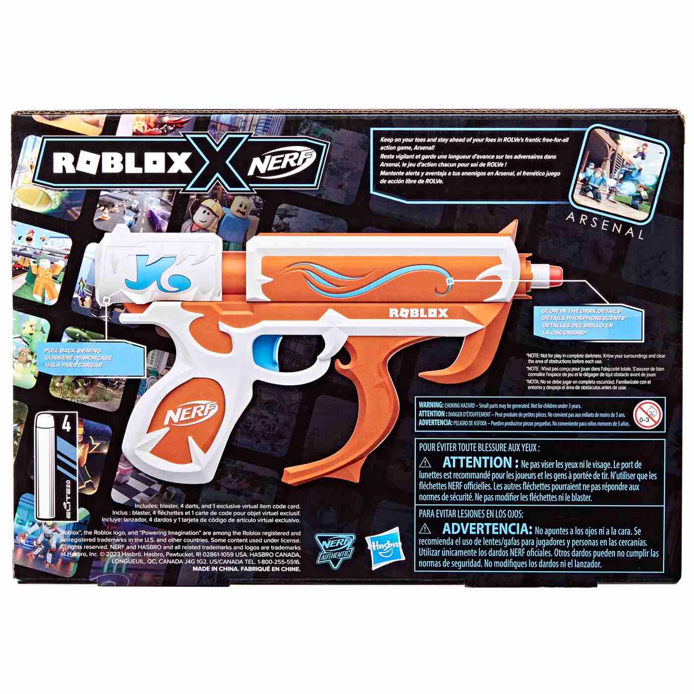 Nerf Roblox Arsenal: Soul Catalyst Dart Blaster