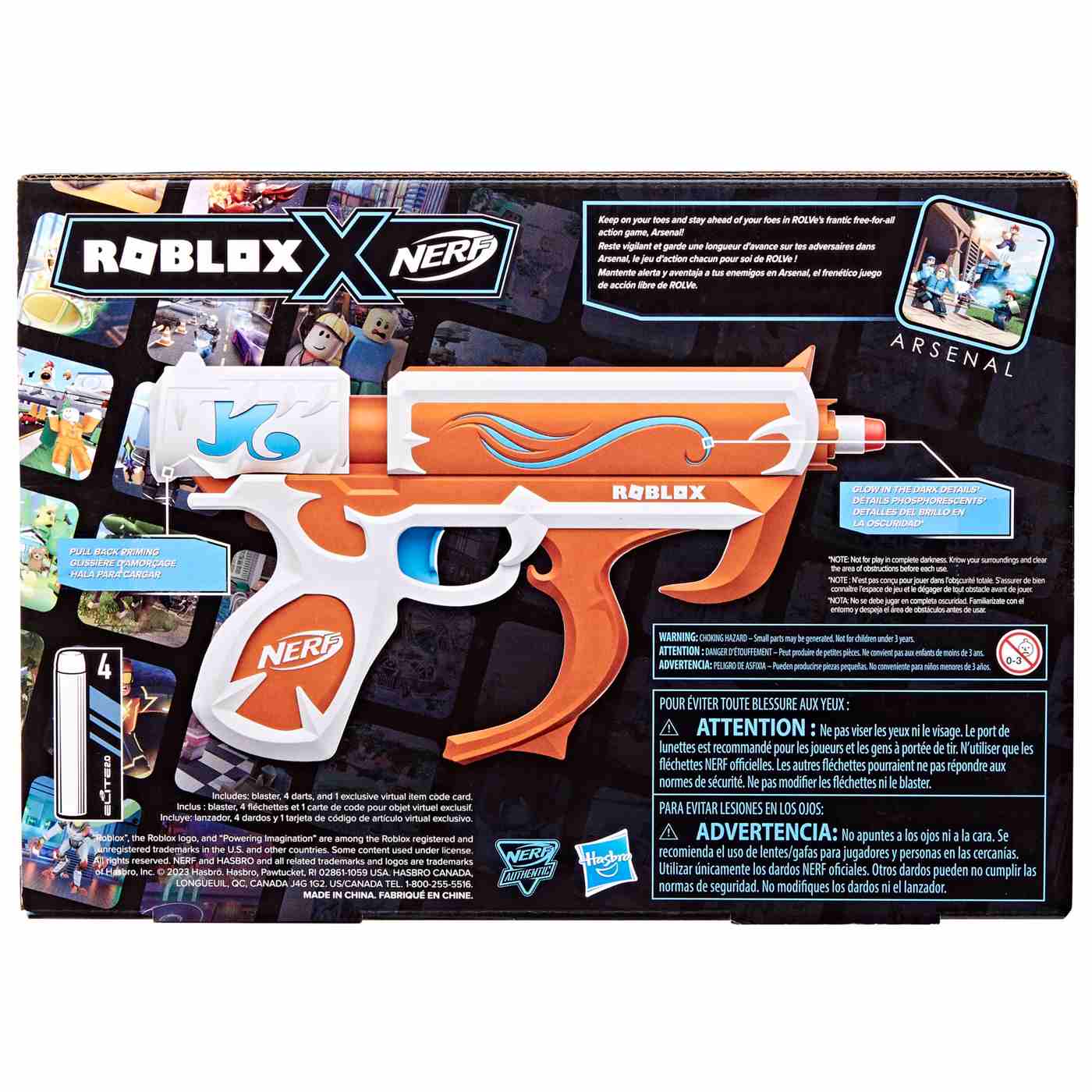 Nerf Roblox Arsenal: Soul Catalyst Dart Blaster - Shop Blasters at