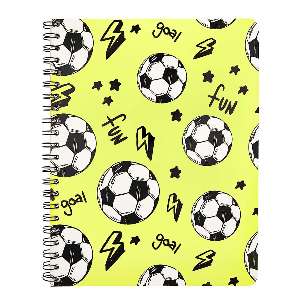 Eccolo Soccer Fun 1 Subject College Ruled Spiral Notebook - Shop 