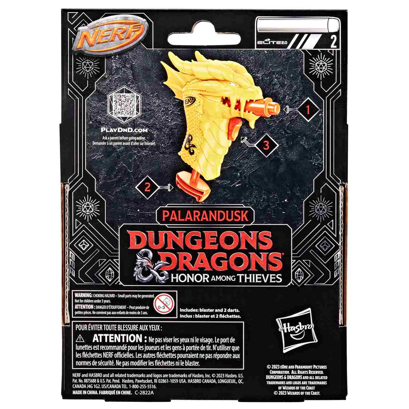 Nerf Dungeons & Dragons: Honor Among Thieves Palarandusk Dart Blaster; image 3 of 4