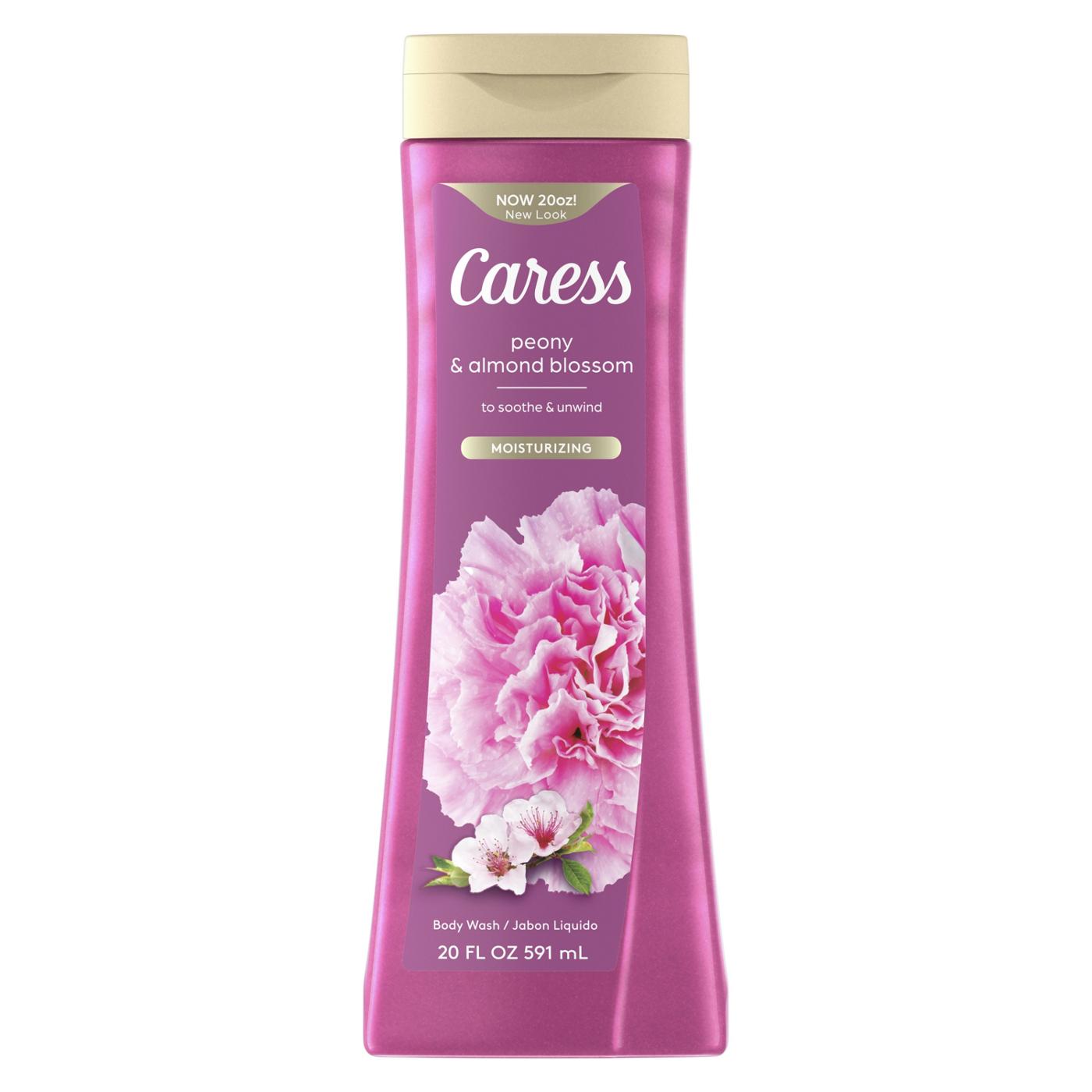 Caress Moisturizing Body Wash - Peony & Almond Blossom; image 1 of 3