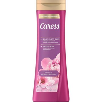 Caress Moisturizing Body Wash - Peony & Almond Blossom, 20 oz