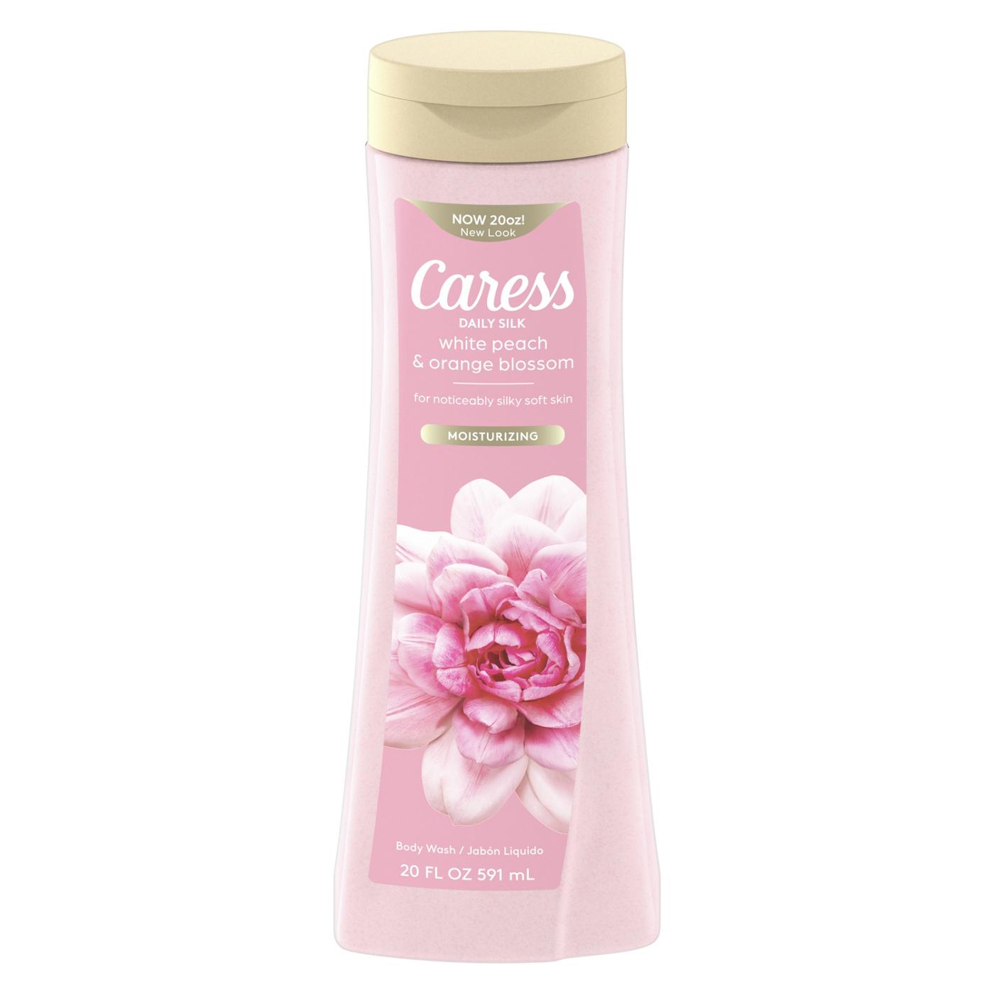 Caress Daily Silk Body Wash - White Peach & Orange Blossom; image 1 of 7