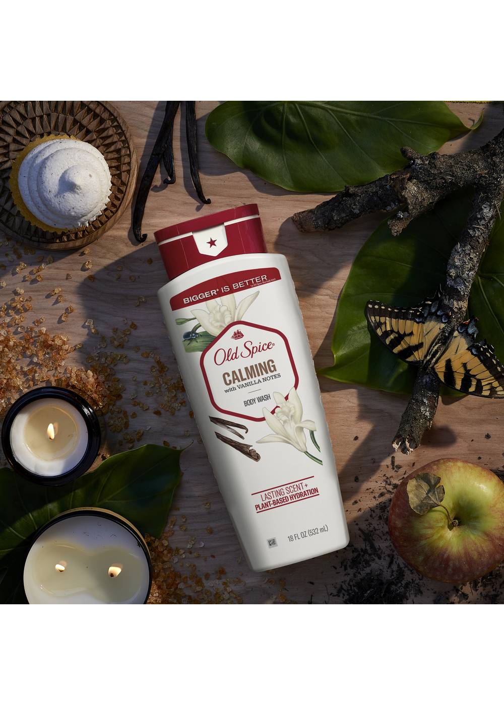 Old Spice Body Wash - Calming with Vanilla; image 3 of 4