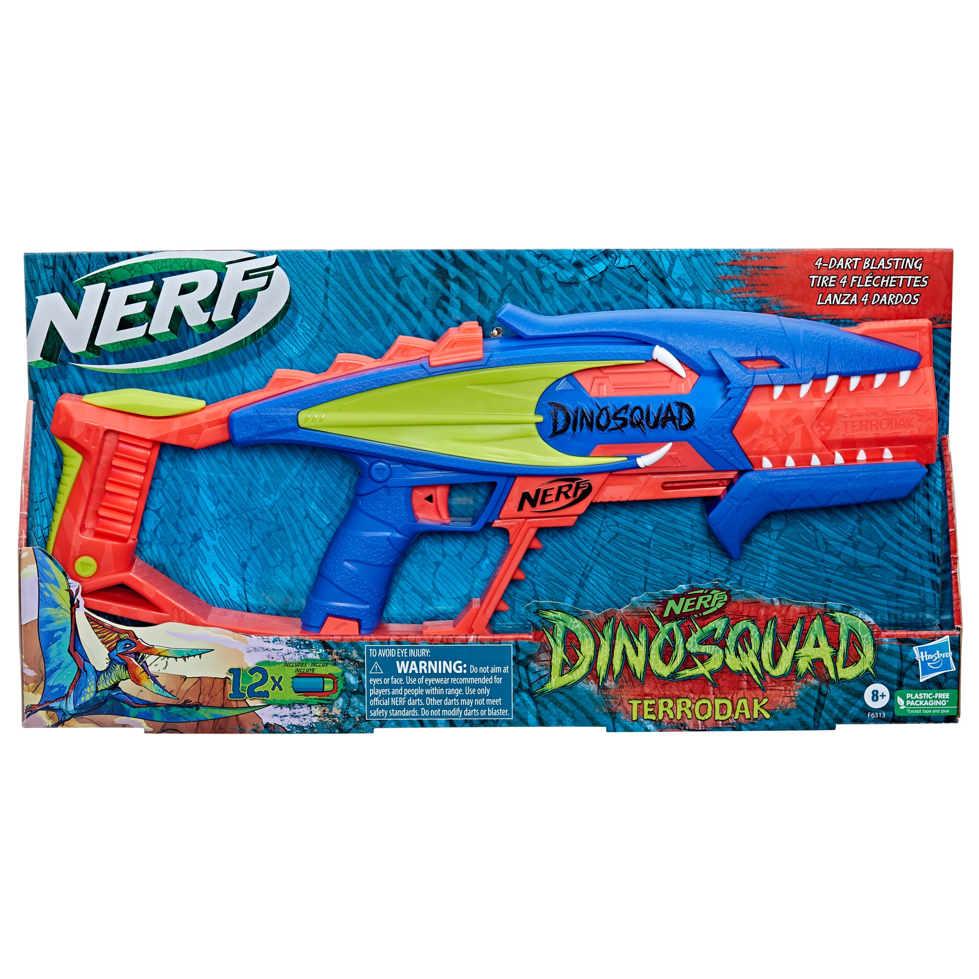 Nerf - DinoSquad Blaster Armorstrike 16 Fléchettes