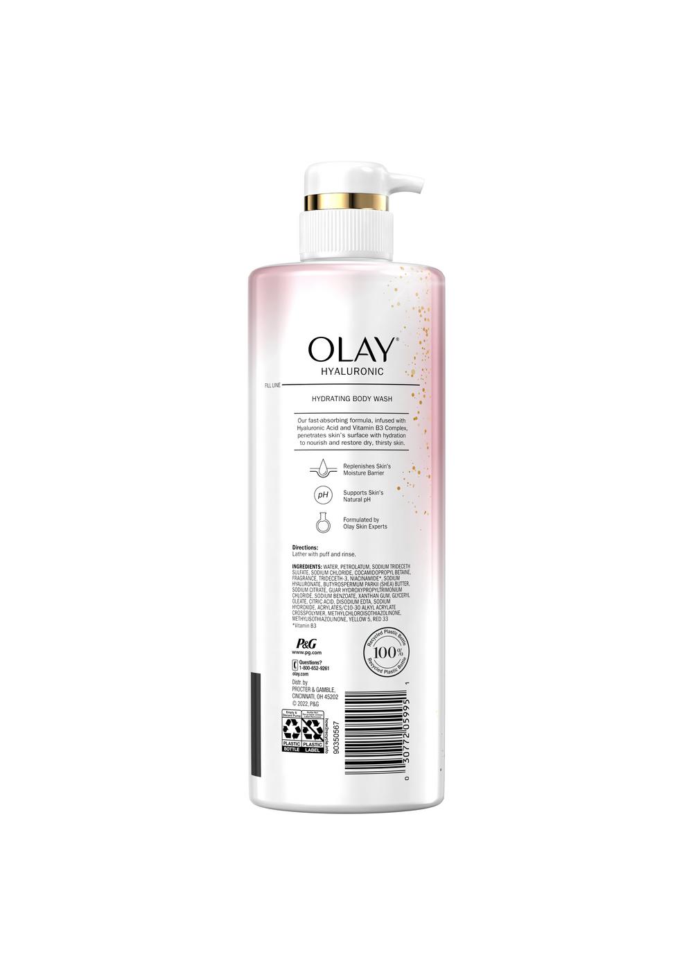 Olay Hydrating Body Wash - Hyaluronic; image 2 of 2