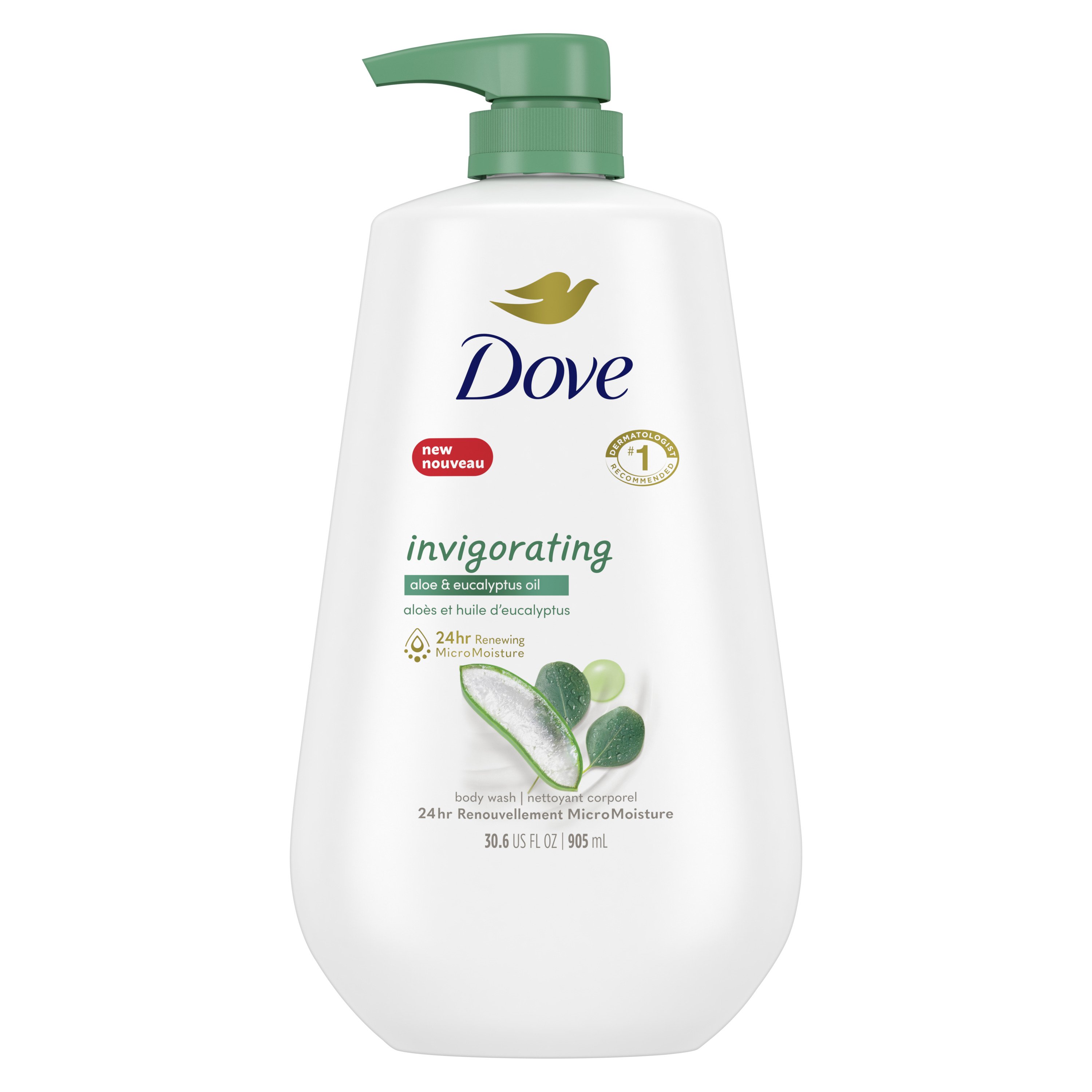 Dove Invigorating Body Wash Aloe & Eucalyptus Oil Shop Body wash at