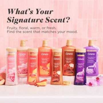 Caress Moisturizing Body Wash - Pomegranate & Coconut Milk