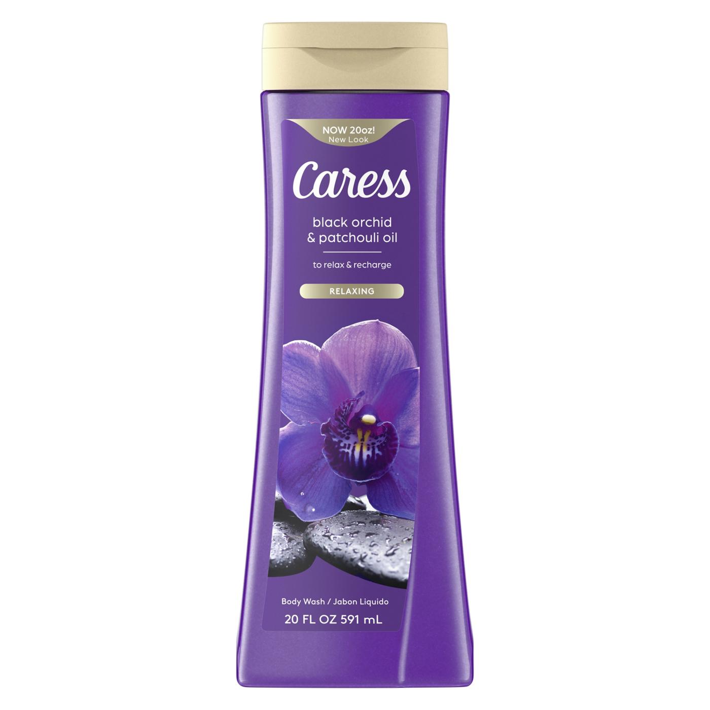 Caress Relaxing Body Wash - Black Orchid & Patchouli Oil; image 1 of 7