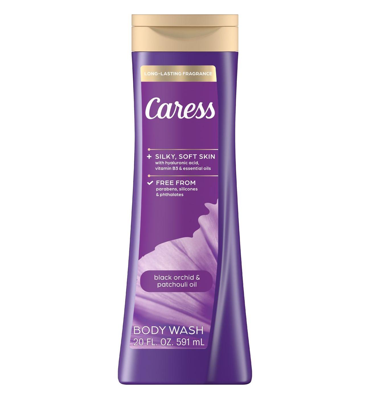 Caress Relaxing Body Wash - Black Orchid & Patchouli Oil; image 1 of 7