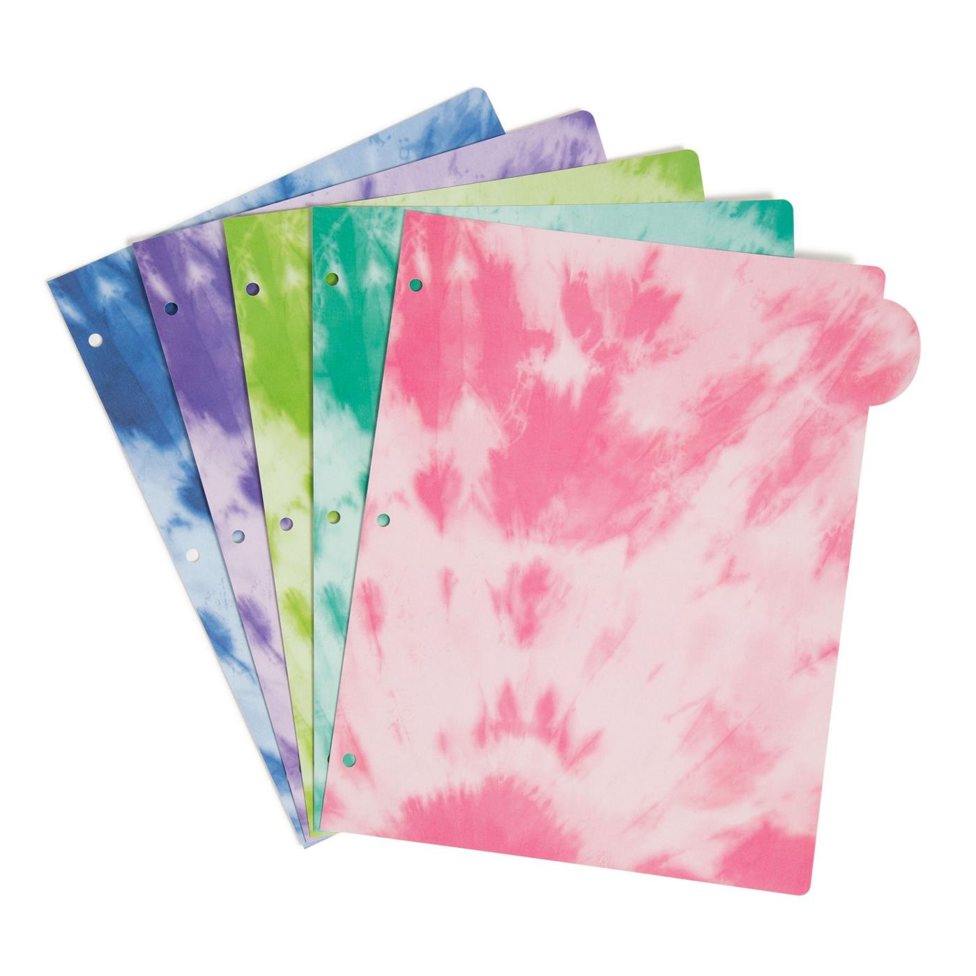 U Brands Assorted Tab Dividers - Bright Dye, 5 Ct; image 2 of 3
