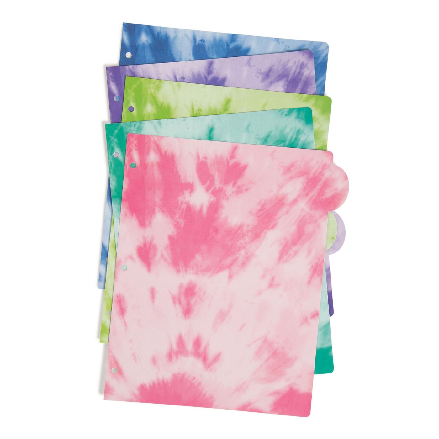 U Brands Assorted Tab Dividers - Bright Dye, 5 Ct; image 3 of 3