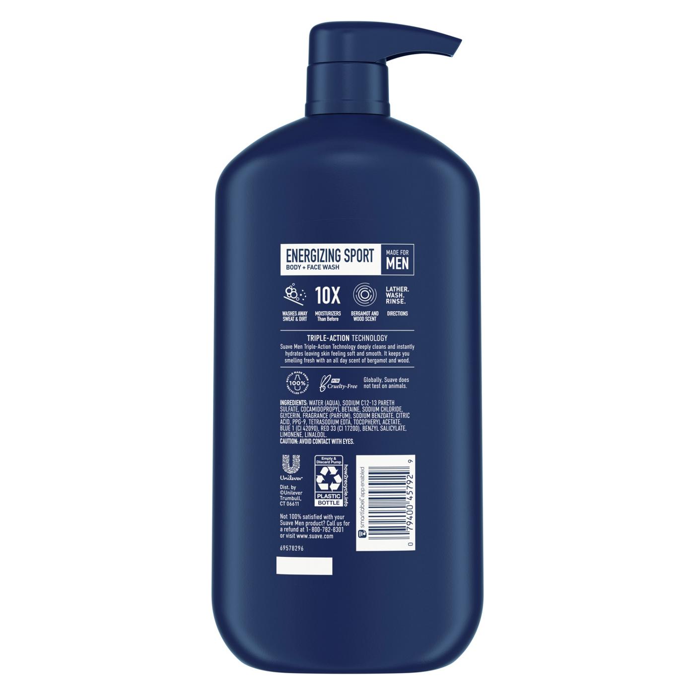 Suave Men Face & Body Wash, Energizing Sport Shop Body wash at HEB