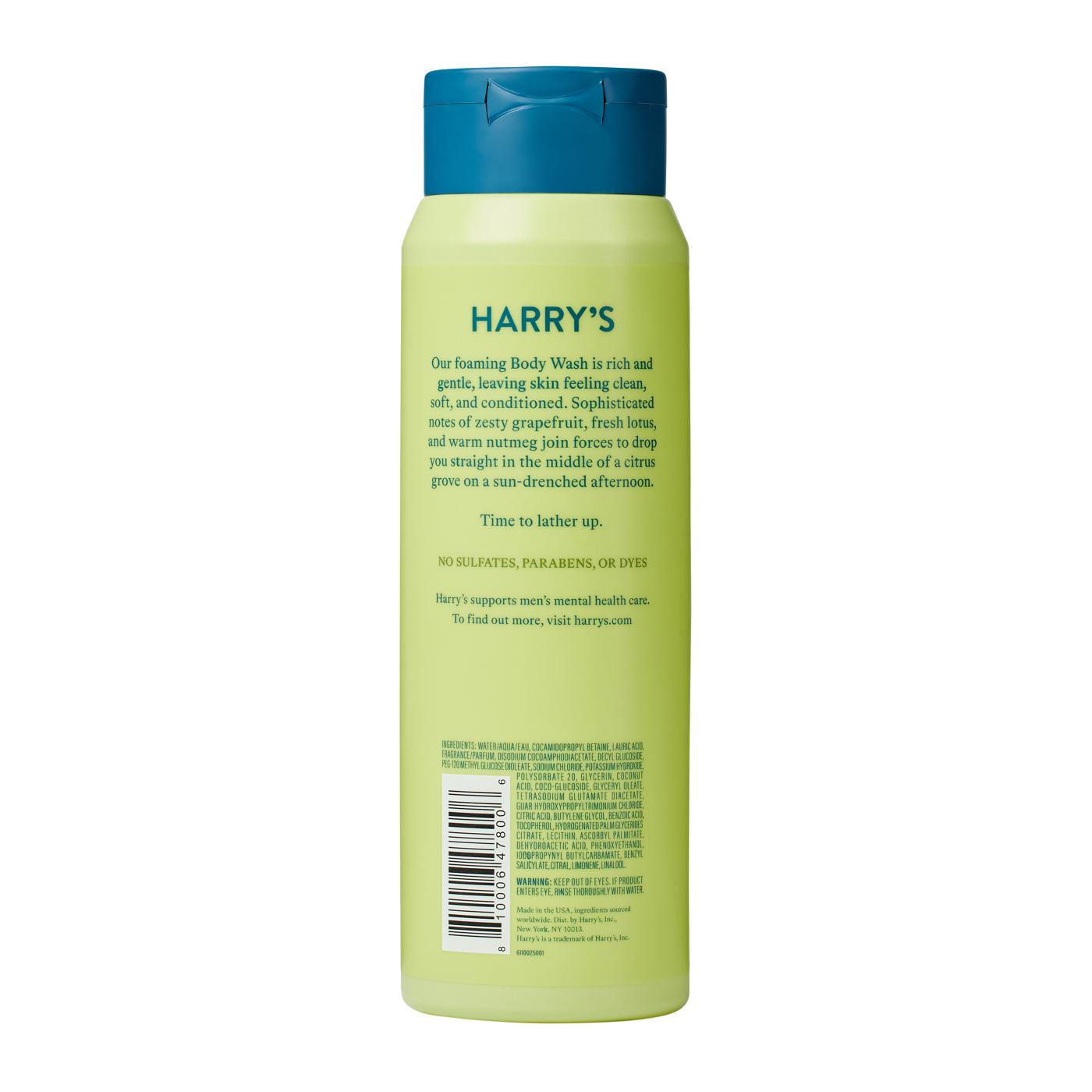 Harry's Body Wash - Grove Scent; image 2 of 2