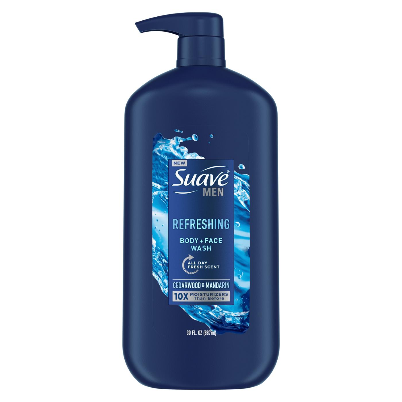 Suave Men Face & Body Wash - Refreshing; image 1 of 9