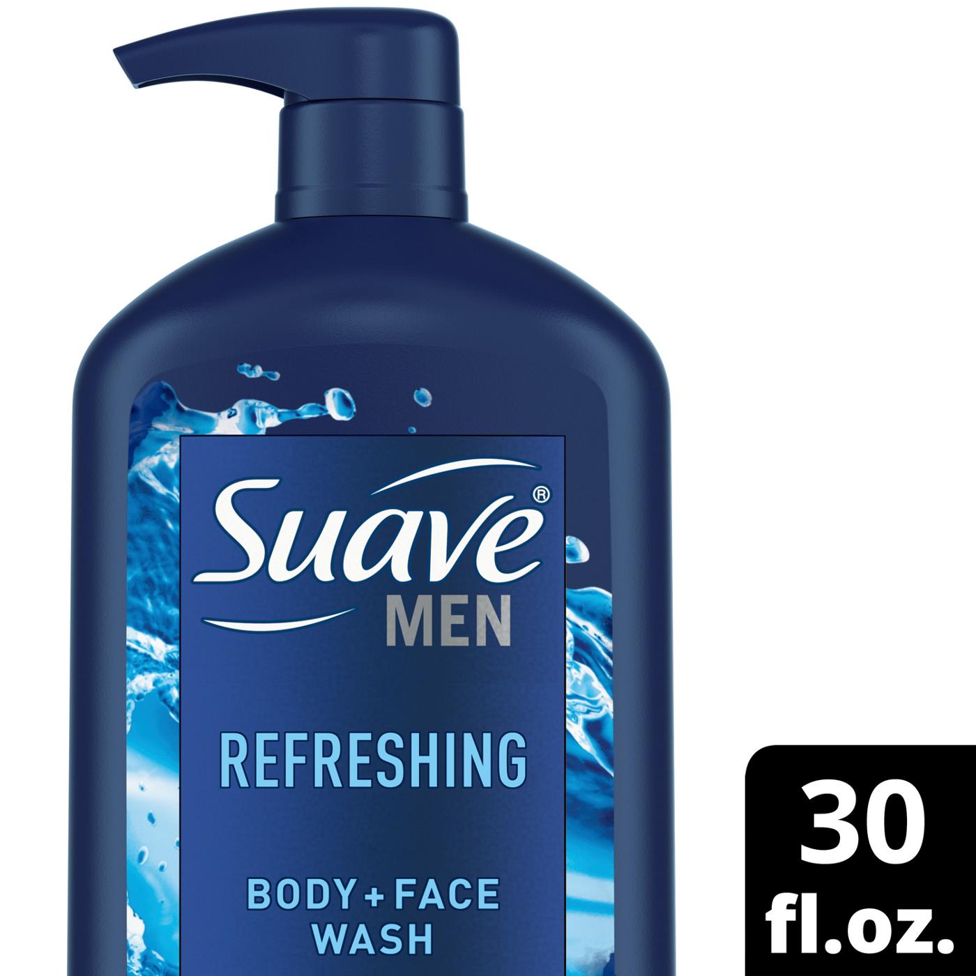 Suave Men Face & Body Wash - Refreshing; image 3 of 9