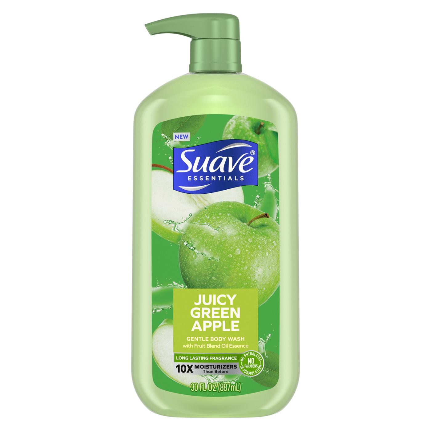 Suave Essentials Gentle Body Wash - Juicy Green Apple; image 1 of 7