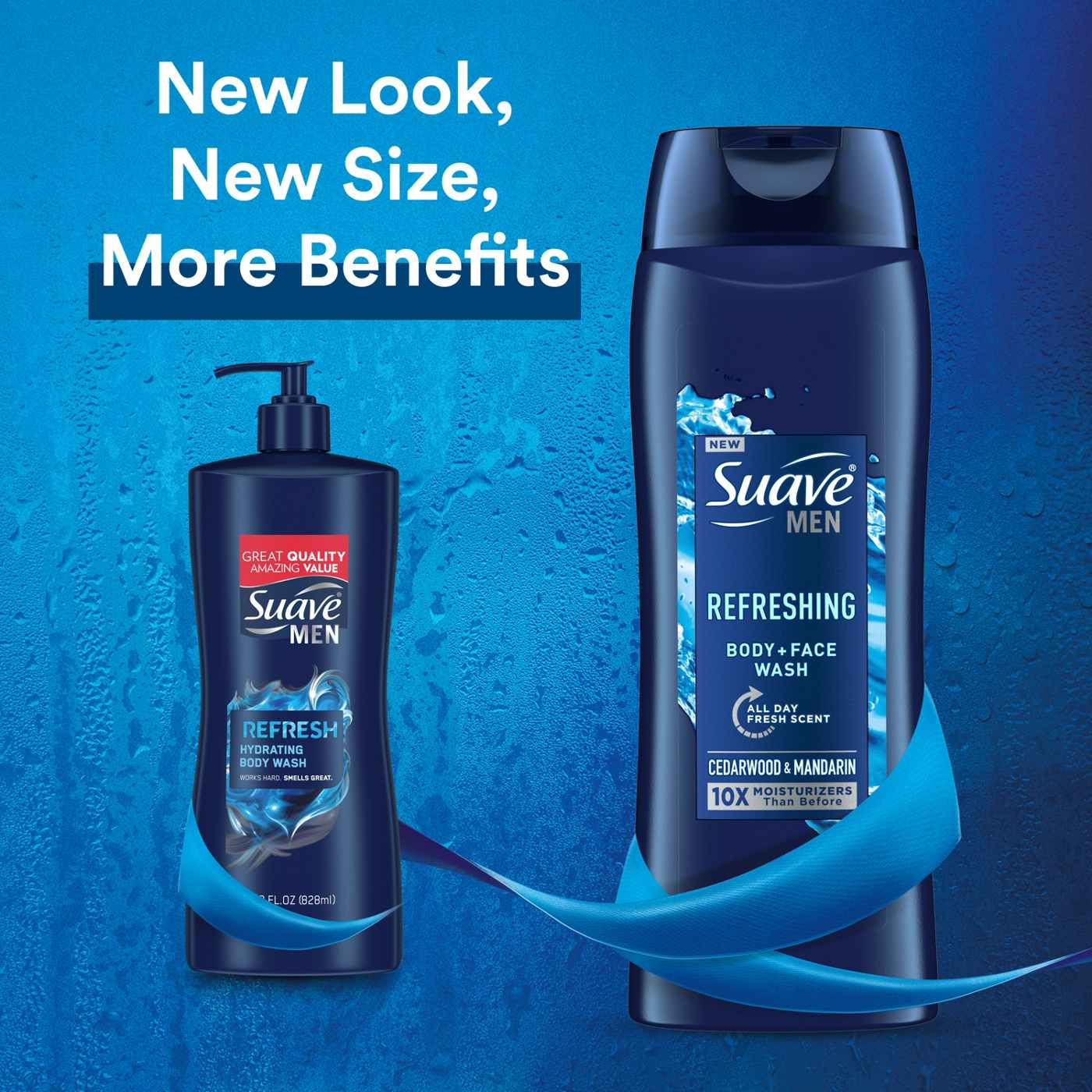 Suave Men Face & Body Wash, Refreshing Shop Body wash at HEB