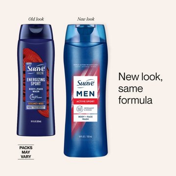 Suave Men Body + Face Wash - Energizing Sport
