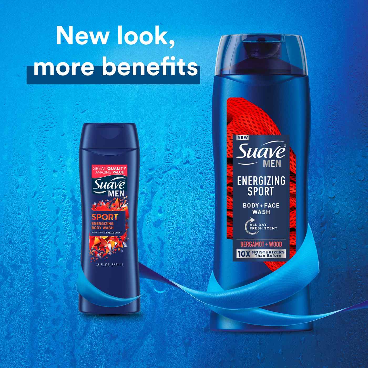 Suave Men Body + Face Wash - Energizing Sport; image 5 of 8