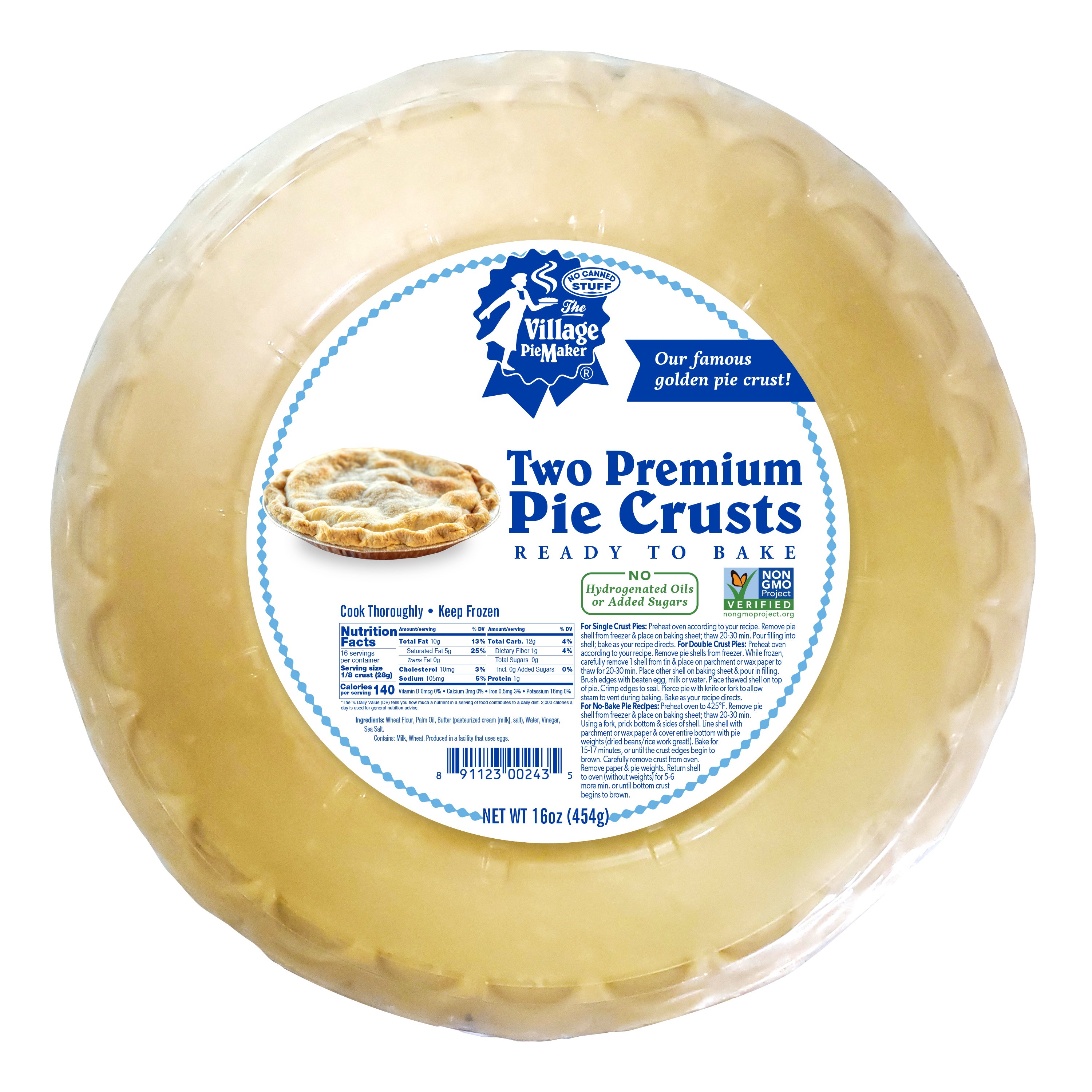 Frozen Mini Pie Crust