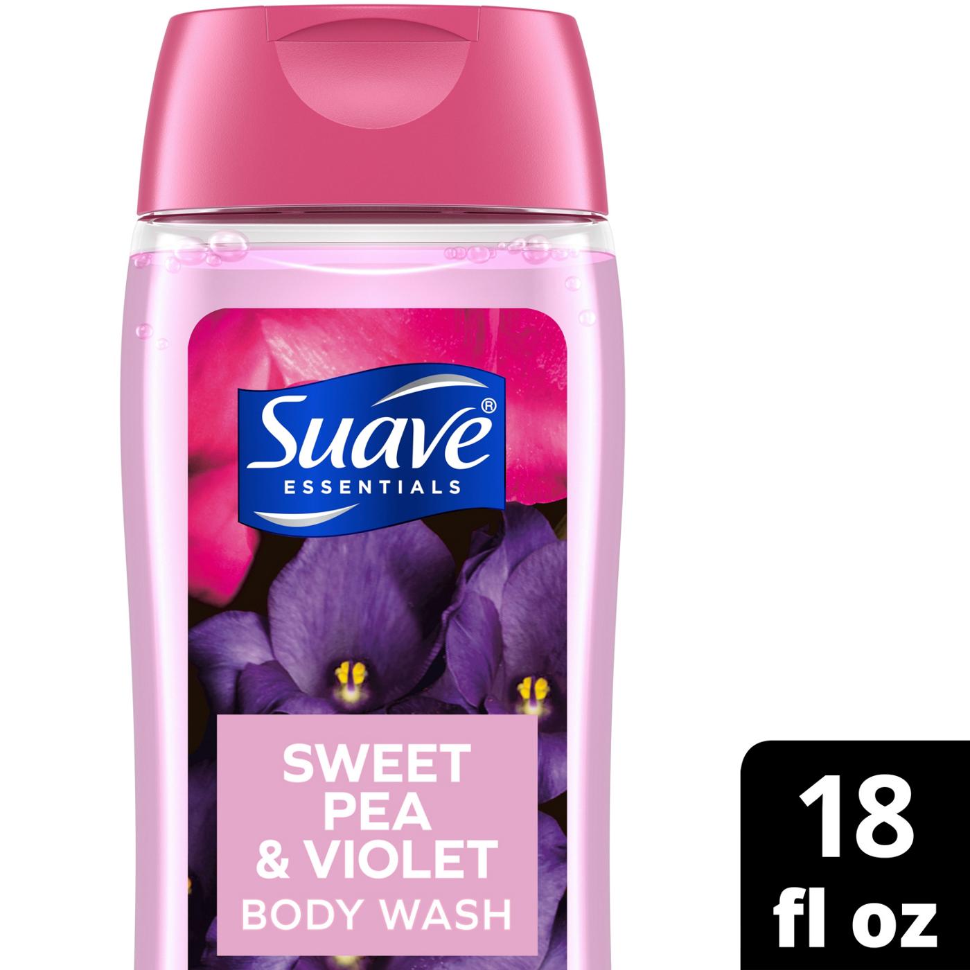 Suave Essentials Gentle Body Wash - Sweet Pea & Violet; image 2 of 8