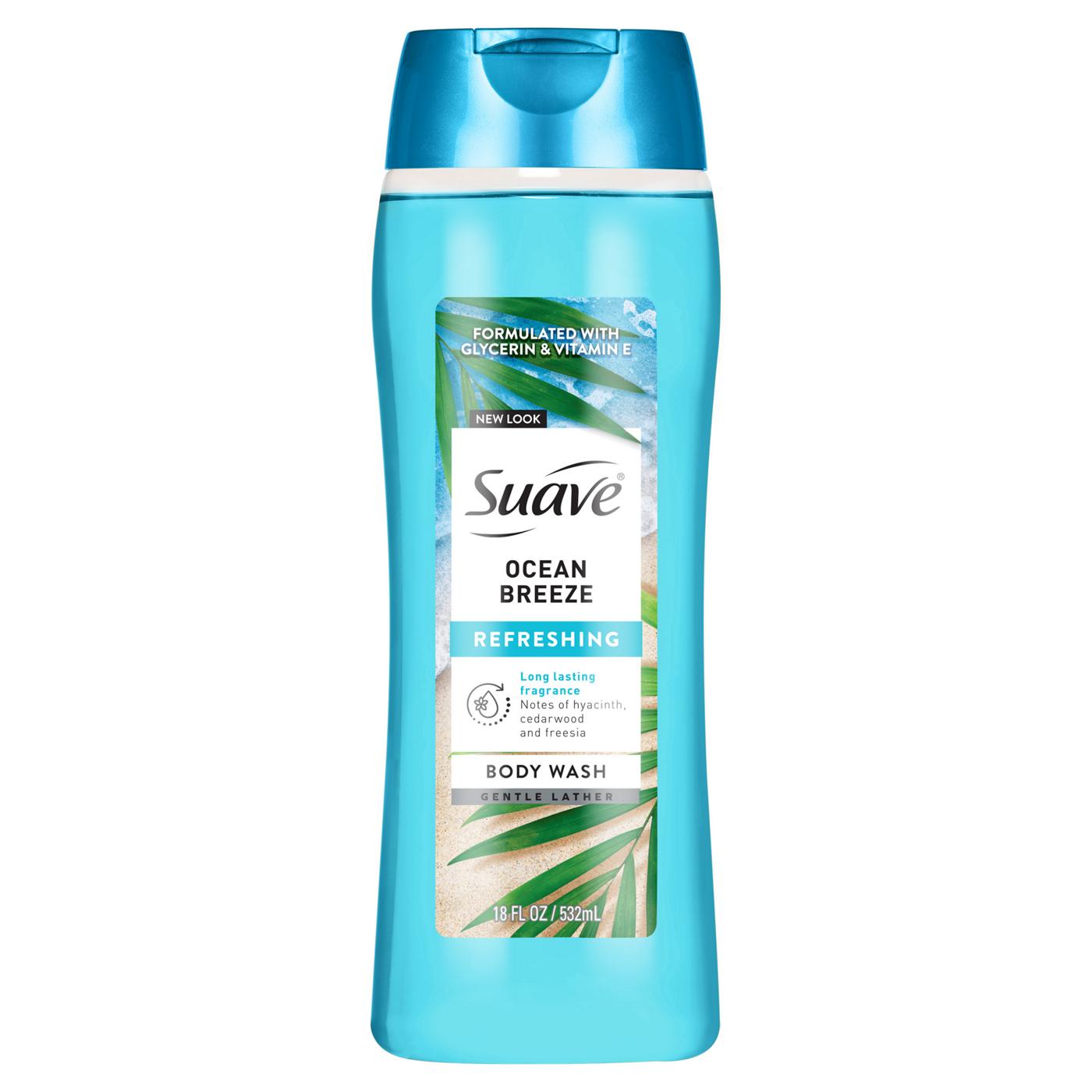 Suave Refreshing Body Wash - Ocean Breeze; image 1 of 2