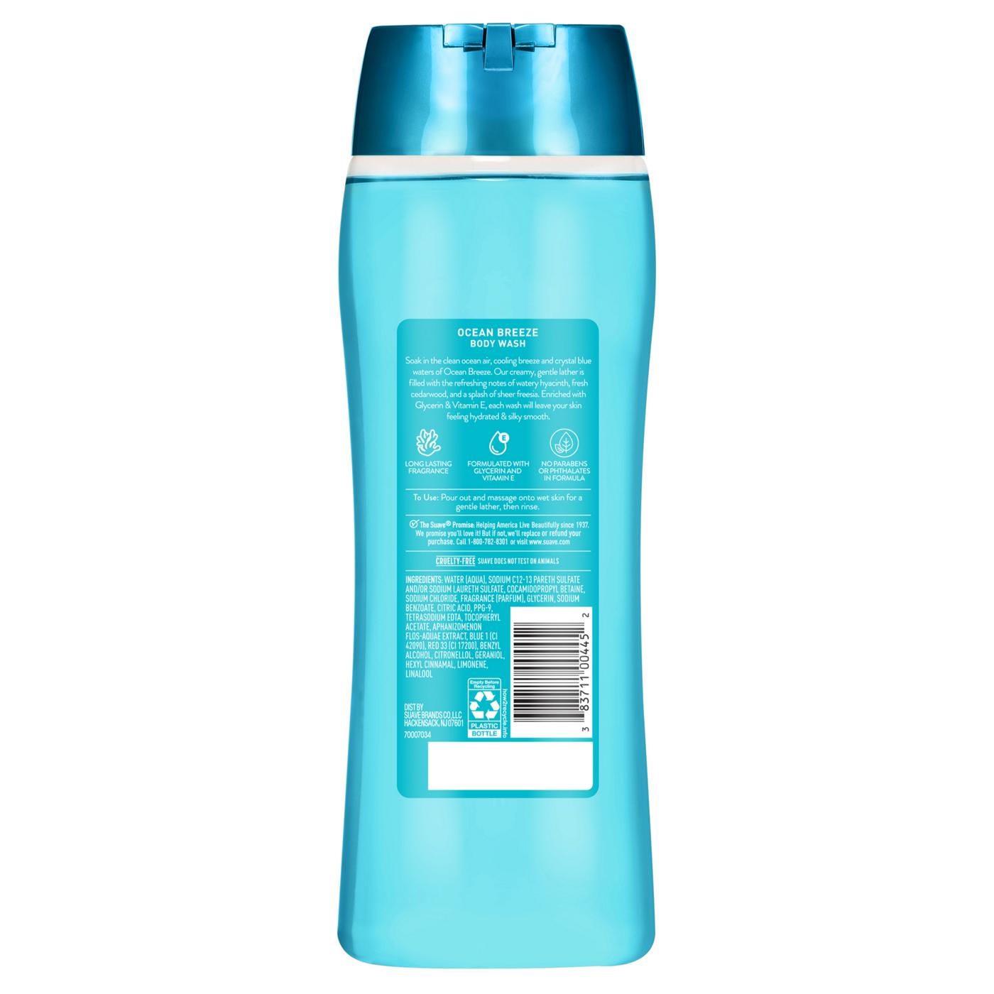 Suave Refreshing Body Wash - Ocean Breeze; image 2 of 2