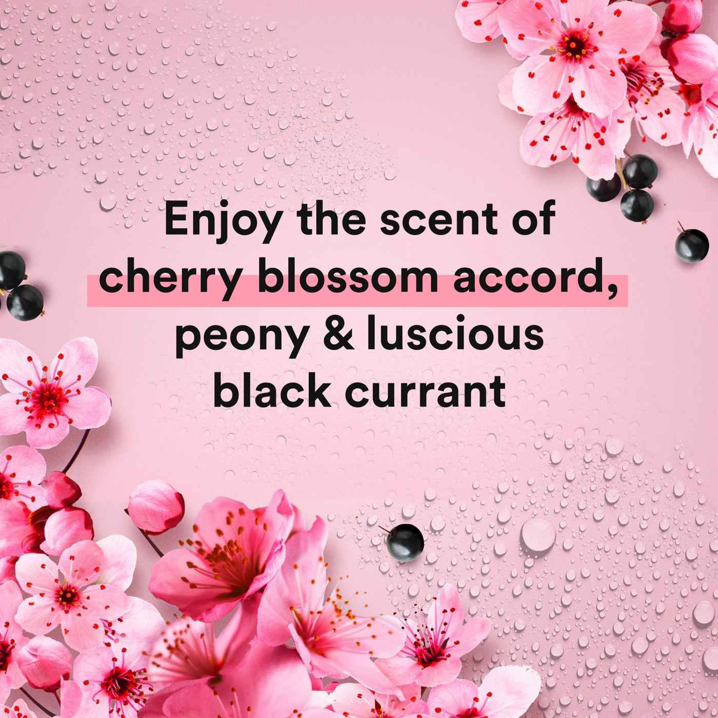 Suave Uplifting Body Wash - Wild Cherry Blossom; image 3 of 8